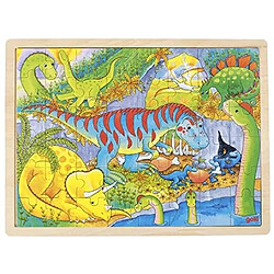 Goki maderapuzzles de maderagokidinosaurio, Puzzle de, Multicolores 1 - version espagnole