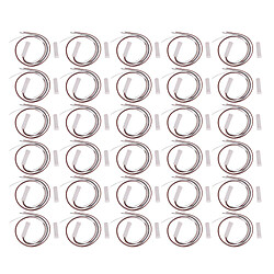 30-Pcs Contact De Fenêtre De Porte Magnétique Alarme Reed Interrupteur 3W 10-25mm