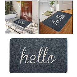 Tapis De Porte Paillassons Tapis De Porte D'entrée Avant Intérieur Et Extérieur Gris 60x90cm