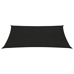 ComfortXL Voile D'ombrage 160 G/m² Noir 2,5x3,5 M Pehd