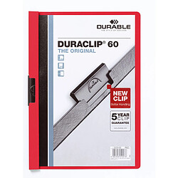 DURABLE Chemise à clip DURACLIP ORIGINAL 60, A4, rouge ()