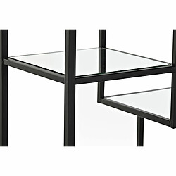 Acheter Étagère DKD Home Decor Noir Métal Verre 60 x 28 x 93 cm (1)