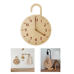 Horloge Murale Moderne à Piles Digital Office Decor Clock En Bois B1 pas cher