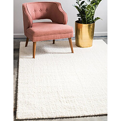 Hadorn Tapis shaggy 305x239 Blanc Luzern