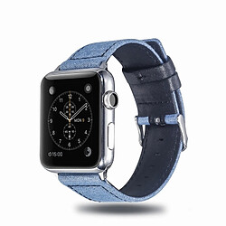 Avis Wewoo Bracelet en cuir pleine fleur pour Apple Watch séries 4, 3 et 2 et 1 et 42 et 44 mm