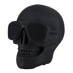 Avis Wewoo Enceinte Bluetooth noir Haut-parleur Stéréo Skull, Support AUX IN, Distance: 10m