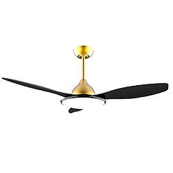 Cecotec EnergySilence 4800 Light GoldBlack Ventilateur de plafond - 35 W - 48 pouces - LED 36 W - Télécommande - Fonction Été / Hiver