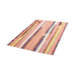 Avis Vidal Tapis de laine 204x141 orange Jajim