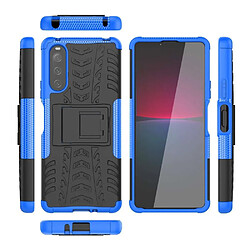 Avis Htdmobiles Coque pour Sony Xperia 10 IV - housse etui rigide anti choc + verre trempe - BLEU