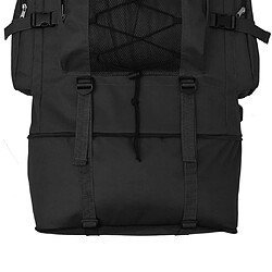 Acheter vidaXL Sac à dos en style d'armée XXL 100 L noir