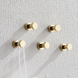 Universal 5PCS Luxury Gold Crochet Crochet Mur Porte Manteau Chapeau Cachet Accueil Laiton Salle de Bain Cuisine Accessoires de Décoration | Crochet Robe