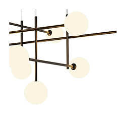 Luminaire Center Suspension Cellar Noir pas cher