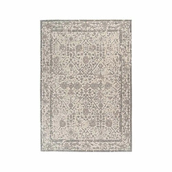 Paris Prix Tapis Tissé Vintage Délavé Percy Crème 120 x 170 cm