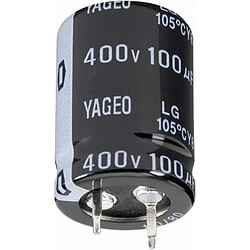 Condensateur électrolytique +105 °C Yageo LG200M0470BPF-2235 Snap-In 10 mm 470 µF 200 V (Ø x h) 22 mm x 35 mm 1 pc(s)