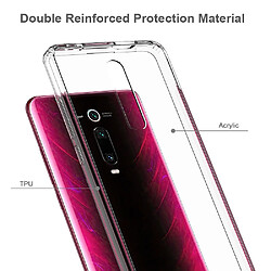 Avis Wewoo Coque Rigide Housse de protection en TPU + acrylique anti-rayures pour Xiaomi Mi 9T / Mi 9T Pro / Redmi K20 / K20Pro Transparent