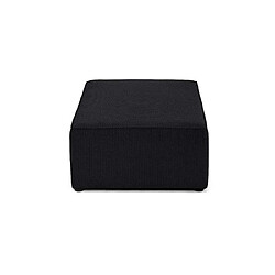 Avis Bestmobilier Topaze - pouf - en velours texturé