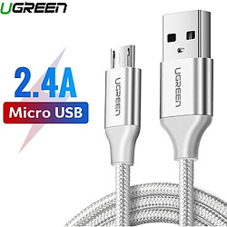 UGreen USB-A - microUSB 2 m Blanc (60153)