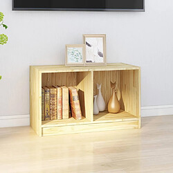 Avis Maison Chic Meuble TV scandinave - Banc TV pour salon 70x33x42 cm bois de pin massif -MN55748