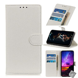 Htdmobiles Housse etui portefeuille pour Wiko Y50 + film ecran - BLANC