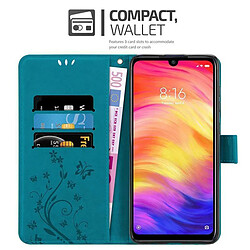 Cadorabo Coque Xiaomi RedMi NOTE 7 Etui en Bleu