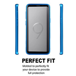 Avis Wewoo Coque bleu pour Samsung Galaxy S9 TPU couverture complète étui de protection souple METAL