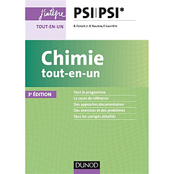 Chimie tout-en-un PSI, PSI*