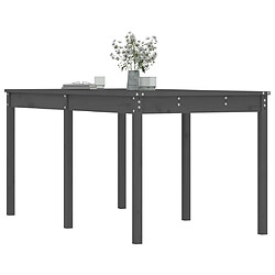 Acheter Maison Chic Table de jardin | Table d'extérieur gris 159,5x82,5x76 cm bois massif de pin -GKD58987