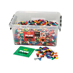 PLUS PLUS - Construction Building Toy Open Play Set - 3600 Pieces with Storage Tub - Basic Color Mix