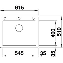 Avis BLANCO 523686 pleon 6 6 SILGRANIT PuraDur avec bonde Télécommande, anthracite