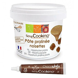 Scrapcooking Pâte de noisettes 200 g + 1 Stylo chocolat