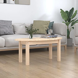 Maison Chic Table basse pour salon | Table à café 80x40x35 cm Bois massif de pin -GKD86454