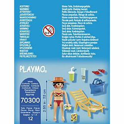 Avis Playmobil® Vacancière avec transat