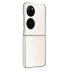 Avizar Coque Huawei P50 Pocket Conception 2 parties Sur-mesure Blanc givré