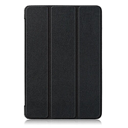 Wewoo Housse Étui Coque à rabat horizontal en cuir Custer Texture pour iPad Mini 2019 et 4avec support trois rabats et fonction veille / réveil Noir