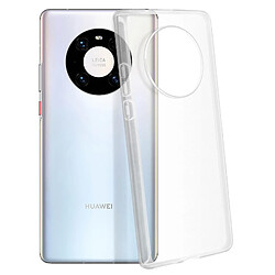 Avizar Coque Huawei Mate 40 Pro / Pro Plus Silicone Flexible Fine et Légère Transparent