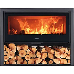 No Name Poele a bois - PANADERO - Chopin 3V Ecodesign - 8,2 kw - Bûches 80 cm