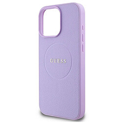 Guess Maroquinerie Guess Coque iPhone 16 Pro MagSafe - Violet