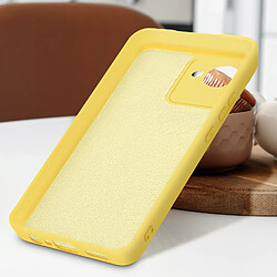 Avis Avizar Coque Realme C30 Silicone Semi-rigide Finition Soft-touch jaune