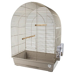 LAROY DUVO Cage pour oiseaux Mocha Lusi 3 - 54 x 34 x 75 cm - Moka