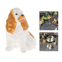 Acheter 1/64 Miniature Chien Mini Figure Poupée Scène De Rue Modèle StyleB Jaune Blanc