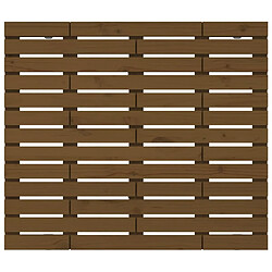 Acheter Maison Chic Tête de lit scandinave,Meuble de chambre murale Marron miel 96x3x91,5 cm Bois massif de pin -MN10604