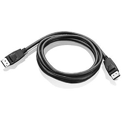 Lenovo DP-DP, 1.8m 1,8 m DisplayPort Noir