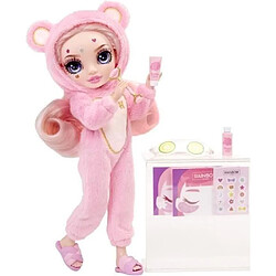 Rainbow High Junior High Pyjama Party - Poupée mannequin articulée 22cm - Bella (rose) - Nombreux accessoires - a partir de 4 ans