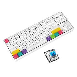 Universal Clavier mécanique Bluetooth filaire/sans fil à 87 touches pour K870T, RGB 090F | clavier (commutateur blanc)