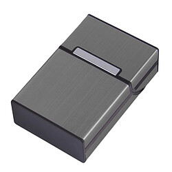 Avis Wewoo Cigarette en aluminium étui à cigarettes porte-tabac Pocket Box Container Storage Smoking Set gris