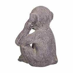 Avis Figurine Décorative Alexandra House Living Gris Magnésium Singe 26 x 40 x 35 cm