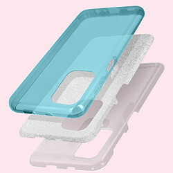 Avis Avizar Coque pour Xiaomi Poco M4 Pro 5G et Redmi Note 11S 5G à Paillette Silicone bleu