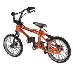 Acheter 1:24 mini alliage doigt vélo vélo moulé sous pression modèle bureau gadget jouet orange