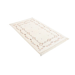 Vidal Tapis de laine 152x91 beige Darya