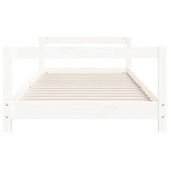 Acheter Maison Chic Lit simple Cadre de lit pour enfants,Lit d'Enfant Moderne blanc 90x190 cm bois de pin massif -MN16730